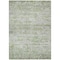 Homeroots 9' X 12' Artichoke Green And Ivory Striped Washable Indoor Outdoor Area Rug 604516 - alternate 2