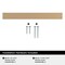 Amerock Augment 6-5/16 inch (160mm) Center-to-Center Champagne Bronze Cabinet Pull, 10PK 10VMP37153CZ - alternate 2