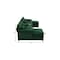 Homeroots 55" Green Fabric Modular USB Sleeper Sofa 568295 - alternate 4