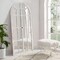 Homeroots 71" White Arch Wood Framed Standing Mirror 565139 - alternate 2