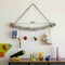 Uniquewise 32-inch Natural Jujube Wooden Log Hanging Farmhouse Wall Decor with 8 Hooks for Wall Accessories QI004776-8 - alternate 3