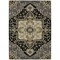 Homeroots 8' X 10' Black Gray And Ivory Oriental Washable Indoor Outdoor Area Rug 600141 - alternate 3