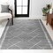 Jonathan Y Zaina Moroccan Beni Souk Gray/Cream 4 ft. x 6 ft. Area Rug MOH203C-4 - alternate 1