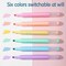 Deli MIYOU Highlighters, Assorted Colors, Chisel Tip, 6PK EU12-6C - alternate 3
