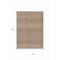 Homeroots 10' X 14' Brown And Ivory Chevron Washable Indoor Outdoor Area Rug 612249 - alternate 3