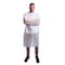 Vguard Polypropylene Lab Coat, 28gsm, White, No Pockets, Snap Front, 2X, 30PK B1AS15 - alternate 5