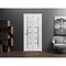 Sartodoors Sliding Closet Bi-fold Doors White Solid Core Modern Interior QUADRO4088BF-WS-36 x 96 (2* 18x96) - alternate 4