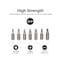 Neiko 0.25 in Drive 90-Degree CrV Steel Mini Ratchet Screwdriver Set, 8-Pieces 03044A - alternate 2