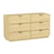 Manhattan Comfort Chrystie 60in Dresser in Natural (6-Drawer) DR1606-1 - alternate 4