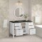 James Martin Vanities Myrrin 48" Single Vanity, Bright White, w/ 3 CM Phantome Eclos Top 485-V48-BW-3PHT - alternate 2