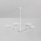 Troy Lighting Arcata 6 Light Chandelier, Gesso White, 39.5 In x 15 In F2040-GSW - alternate 3