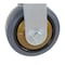 Vestil Rubber Rigid Caster 5 In. Diameter x 2 In. Width 661 Lb. Capacity Dark Gray/Gold CST-KSM-5X2MR-R - alternate 4
