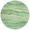 Homeroots 8' Green Round Striped Washable Indoor Outdoor Area Rug 608114 - alternate 4