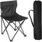 Simple Deluxe Furniture, camping chair 14x14x23inch, #02, black, small size FNCHARCAMP02BS - alternate 1