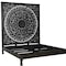 Homeroots Carved Medallion Solid Wood Queen Black Bed 521089 - alternate 3