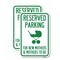 Signmission Reserved Parking for New Mothers & Mothers to Be, 12'' X 18'' 2 Signs, Heavy Gauge Aluminum, 2PK A-1218-2PACK-23090 - alternate 1