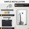 Simple Deluxe Bathroom Mirrors, Black Metal Framed Bathroom Mirror for Over Sink Wall, 24' x 36' Rounded Rectangl 3A88MIROACFY2436BLKV1 - alternate 3