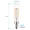 Luxrite Vintage E12 LED Bulb 60W Equivalent, T6.5, 3500K (Natural White), 500 Lumens, Dimmable, 6PK LR21643 - alternate 4