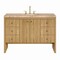 James Martin Vanities Hudson 48" Single Vanity, Light Natural Oak, w/ 3 CM Tajnar Eclos Top w/FreePower Wireless Charger 435-V48-LNO-FTJR - alternate 1
