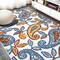 Jonathan Y Julien Paisley High-Low Orange/Blue 5 ft. x 8 ft. Indoor/Outdoor Area Rug AMC102B-5 - alternate 3