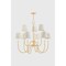 Hudson Valley Lighting Amina 39.25 in. Chandelier Aged Brass 6939-AGB - alternate 4