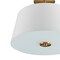 Jonathan Y Isabella 15" 3-Light Modern Contemporary Metal Tapered Drum LED Semi Flush Mount, Brass Gold JYL9922A - alternate 5