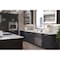 Elkay Quartz Classic 33" x 22" x 9-1/2" Single Bowl Undermount Workstation Sink 4pc Kit Matte Black ELGRU13322WOMB0 - alternate 3