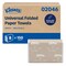 Kleenex Multifold Paper Towels, 1-Ply, 9.2" x 9.4" sheets, White, (150 Sheets/Pack, 8 Packs/Case) 02046 - alternate 1
