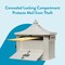 Architectural Mailboxes Hamilton Premium Post-Mount Security Mailbox, White HM200WAM - alternate 4