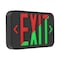 Compass LED Lighted Exit Sign, White, 1 or 2 Face(s), LED, Wall/Ceiling Mount, Not Battery Powered CARG - alternate 2