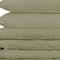 Homeroots Sage Queen Cotton Blend 1200 Thread Count Washable Duvet Cover Set 528191 - alternate 3