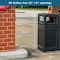 Commercial Zone Products PolyTec(TM) 42 gal Square Institutional Plastic Can, Black, Dome Lid, Polyethylene, 18.5 in 73290199 - alternate 2