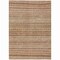 Homeroots 8' X 10' Terra Cotta And Rust Striped Washable Indoor Outdoor Area Rug 615389 - alternate 2