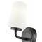 Z-Lite Montford 1-Light Wall Sconce, 4.5 in W, Matte Black 7005-1S-MB - alternate 2