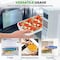 Nutrichef 8-Piece Glass Baking Dish Set with Lids NCGL4XBUL - alternate 3