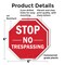 Signmission Stop No Trespassing, 6 inch X 6 inch, Plastic Sign, 2PK OC-P-2PACK-6-269 - alternate 3
