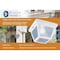 Boston Harbor 6276WH-3L Porch Light, 120 V, 60 W, Steel Fixture, White Fixture 6276WH3L - alternate 3