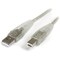 Startech.Com 10 ft Transparent USB 2.0 Cable - A to B USB2HAB10T - alternate 1