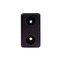 Mytee Products 6inx3 1/2inx3 1/2in Rectangular Rubber Dock Bumper with 2 Holes - Impact Resistant TRLB-3001 - alternate 4