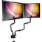 Allsop Metal Art Dual Monitor Arms  32146, Black ASP32146 - alternate 2