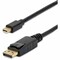 Startech.Com 6 ft Mini DisplayPort to DisplayPort 1.2 Adapter Cable M/M - DisplayPort 4k with HBR2 support - 6 MDP2DPMM6 - alternate 1