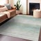 Homeroots 10' X 14' Linen Striped Washable Indoor Outdoor Area Rug 608484 - alternate 3