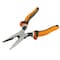 Klein Tools 8 49/64 in Long Nose Plier, Side Cutter Ergonomic Handle 203-8-EINS - alternate 4