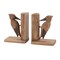 Homeroots Set of Two Brown Wood Bird Decorative Bookends, 2PK 633975 - alternate 3