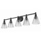 Z-Lite Auden Matte Black 5 Light Vanity 7704-5V-MB - alternate 2