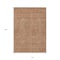 Homeroots 10' X 14' Terra Cotta And Brown Abstract Washable Indoor Outdoor Area Rug 594970 - alternate 3