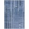 Homeroots 10' X 14' Navy Blue And Gray Striped Washable Indoor Outdoor Area Rug 602796 - alternate 3