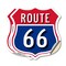 Signmission Route Marker Shield Sign Route 66, 6 inch X 6 inch, Vinyl Decal, 2PK SHI-D-2PACK-6-459 - alternate 1