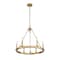 Z-Lite Barclay 6 Light Chandelier, Rubbed Brass, 25 In W x 24.25 In H 482R-6RB - alternate 3