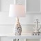 Jonathan Y Verna 26.5" Seashell LED Table Lamp, Ivory/Beige JYL1054A - alternate 3